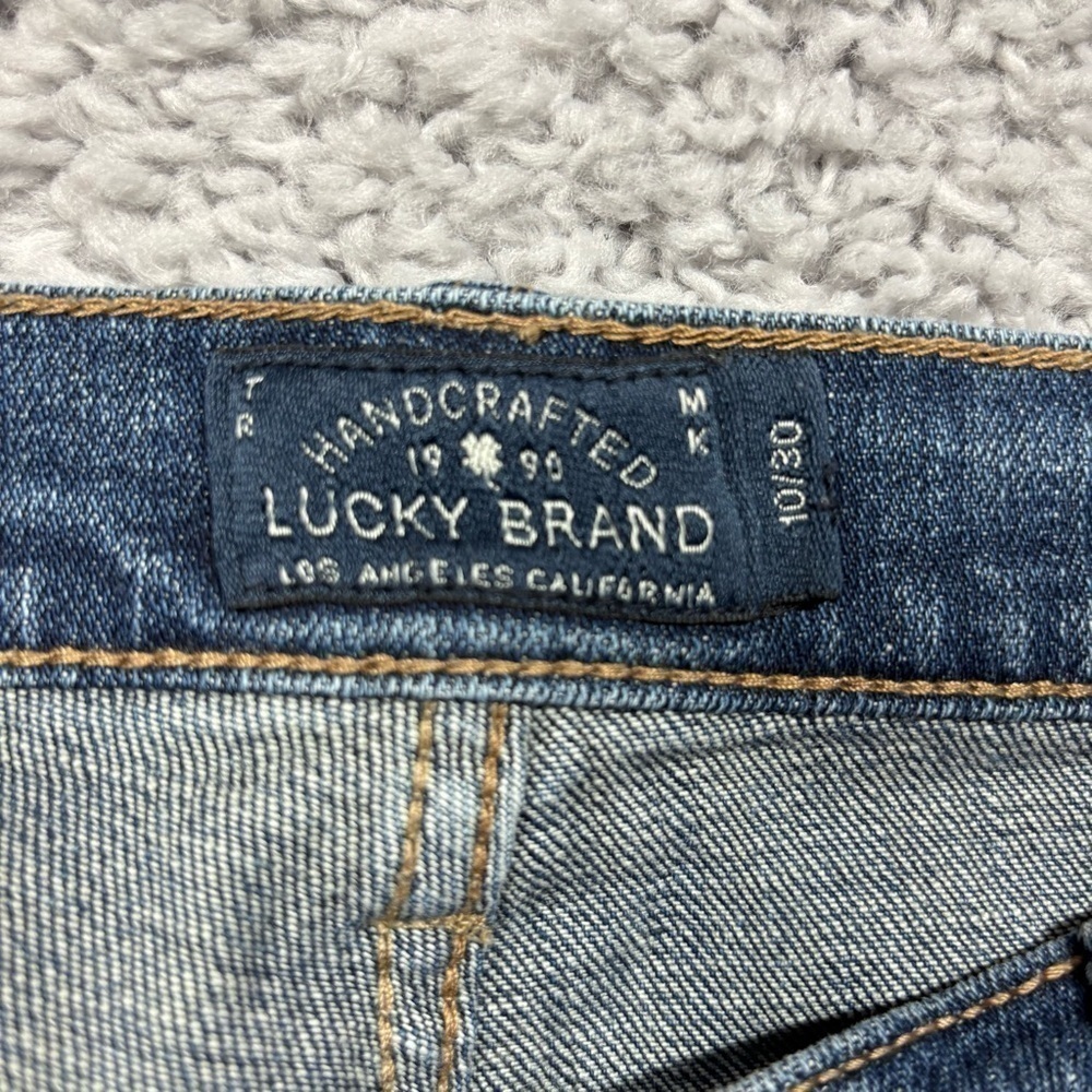 Lucky Brand Jeans Womens 10 Sienna Slim Boyfriend Dark Wash Denim Casual Classic